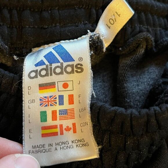 VTG Adidas Sweatpants Youth Sz Large Zipper Pockets And Legs Soccer Track Sports - Picture 9 of 12